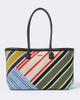 Loewe Loewe Verano Large striped canvas tote bag - 1