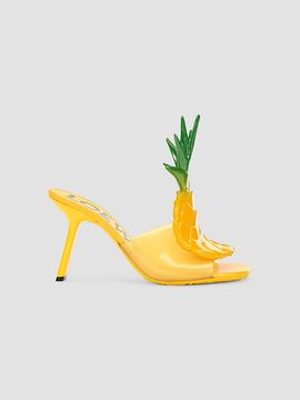 LOEWE LOEWE Women's LOEWE x Paula's Ibiza 90MM Pineapple-Appliqué Sandals