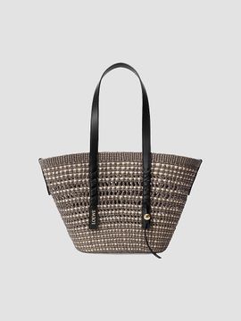 LOEWE LOEWE Women's LOEWE x Paula's Ibiza Medium Braided Raffia Basket Bag