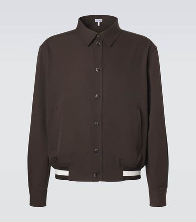 Loewe Loewe Wool gabardine blouson jacket