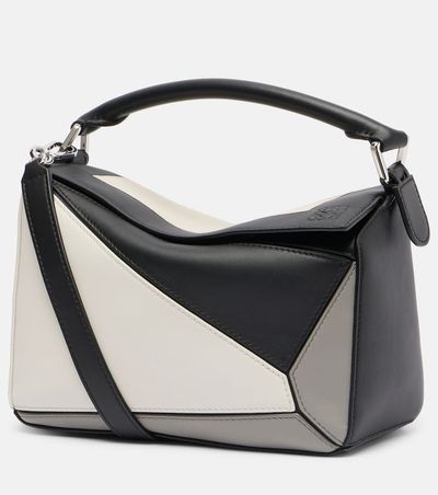 Loewe Loewe x Albers Puzzle Small leather tote bag