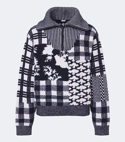 Loewe Loewe x Cosima von Bonin jacquard wool-blend sweater