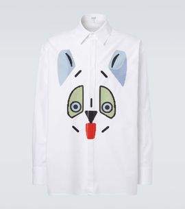 Loewe Loewe x Louis Wain cotton Oxford shirt
