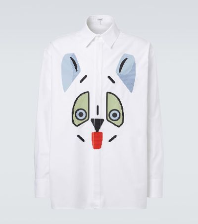 Loewe Loewe x Louis Wain cotton Oxford shirt