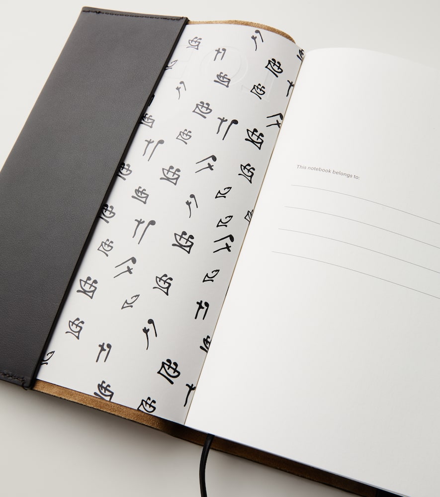 Loewe - x Louis Wain leather notebook