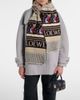 Loewe Loewe x Louis Wain logo wool-blend scarf - 2