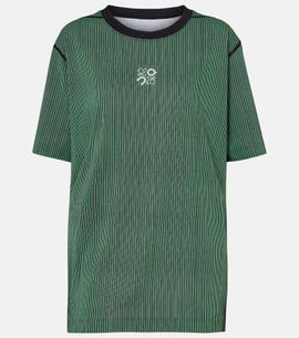 Loewe Loewe x On embroidered striped T-shirt