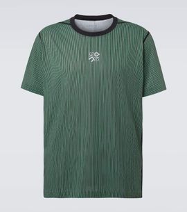 Loewe Loewe x On striped technical jersey T-shirt