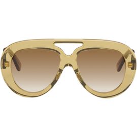 LOEWE LOEWE Yellow Curvy Sunglasses