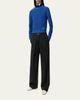 Loewe Logo Waist Asymmetric Pleated Pants - 2