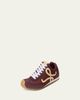 Loewe Men's Ballet Runner 2 Nylon and Suede Sneakers - 2