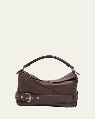 Loewe Men's Large Leather Biker Puzzle Shoulder Bag