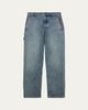 Loewe Men's Leather-Patch Straight-Leg Jeans - 1