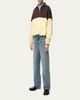 Loewe Men's Leather-Patch Straight-Leg Jeans - 2