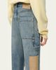 Loewe Men's Leather-Patch Straight-Leg Jeans - 5