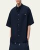 Loewe Men's Short-Sleeve Heavy Cotton Button-Front Shirt - 4