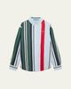 Loewe Men's Variegated Stripe Twill Button-Down Shirt - 1