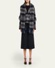 Loewe Onda Croc-Embossed Leather T-Bar Pumps - 4