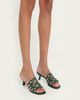 Loewe Petal Anagram 45mm Croc-Embossed Leather Sandals - 2