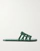 LOEWE Petal Anagram croc-effect leather slides - 1