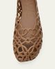 Loewe Petal Anagram Leather Ballerina Flats - 5