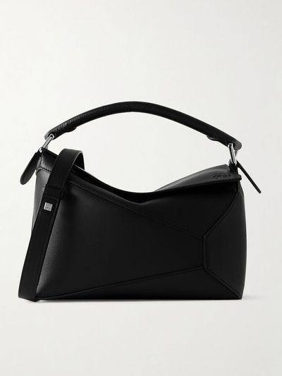 LOEWE Puzzle Edge small textured-leather top-handle bag