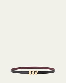 Loewe Reversible Coil Belt in Smooth Calfskin