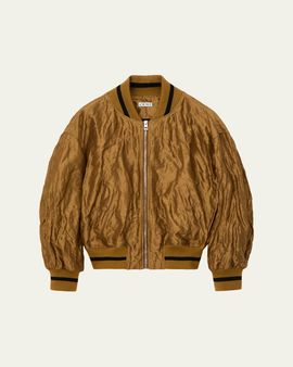 Loewe Satin Oversized Bomber Jacket