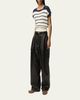 Loewe Short-Sleeve Stripe Knit Sweater - 2