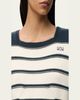 Loewe Short-Sleeve Stripe Knit Sweater - 5