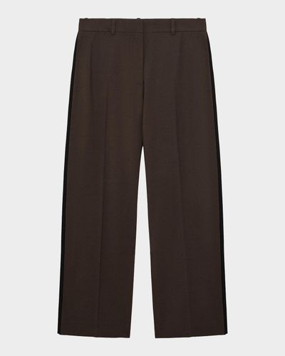 Loewe Side-Stripe Straight-Leg Pants