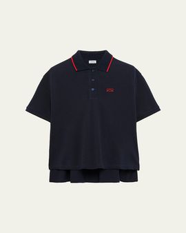 Loewe Trapeze Short-Sleeve Polo Shirt