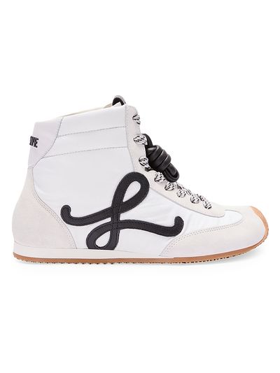 LOEWE Women's Ballet Runner 2.0 Suede & Mesh High-Top Sneakers