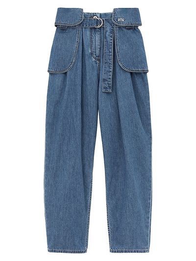 LOEWE Women's Belted Cargo Jeans