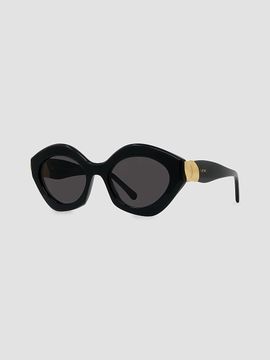 LOEWE Women's Coil 53MM Geometric Cat-Eye Sunglasses