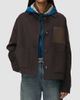 LOEWE Women's Collared Wool-Cashmere Workwear Jacket - 4