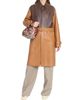 LOEWE Women's Colorblocked Leather Belted Coat - 2