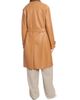 LOEWE Women's Colorblocked Leather Belted Coat - 5