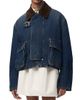 LOEWE Women's Cotton Denim Short Parka - 3