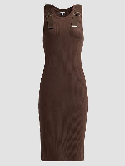 LOEWE Women's Cotton Ribbed Dress