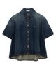 LOEWE Women's Denim Short-Sleeve Shirt - 1