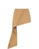 LOEWE Women's Drape Cotton-Blend Miniskirt - 1