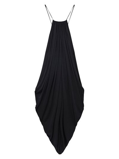 LOEWE Women's Draped Silk-Blend Maxi Dress