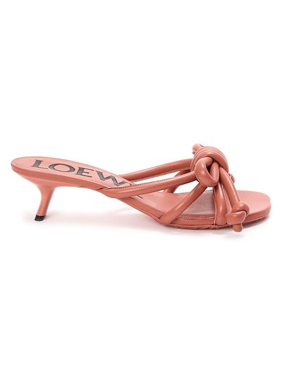 LOEWE Women's Flamenco 45MM Knotted Leather Sandals