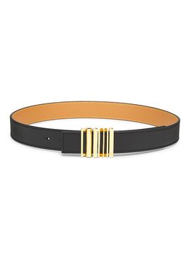 LOEWE Women's Graphic Leather Belt