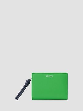 LOEWE Women's Knot Leather Compact Bifold Wallet