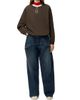 LOEWE Women's Layered Wide-Leg Jeans - 2