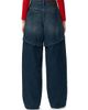 LOEWE Women's Layered Wide-Leg Jeans - 4
