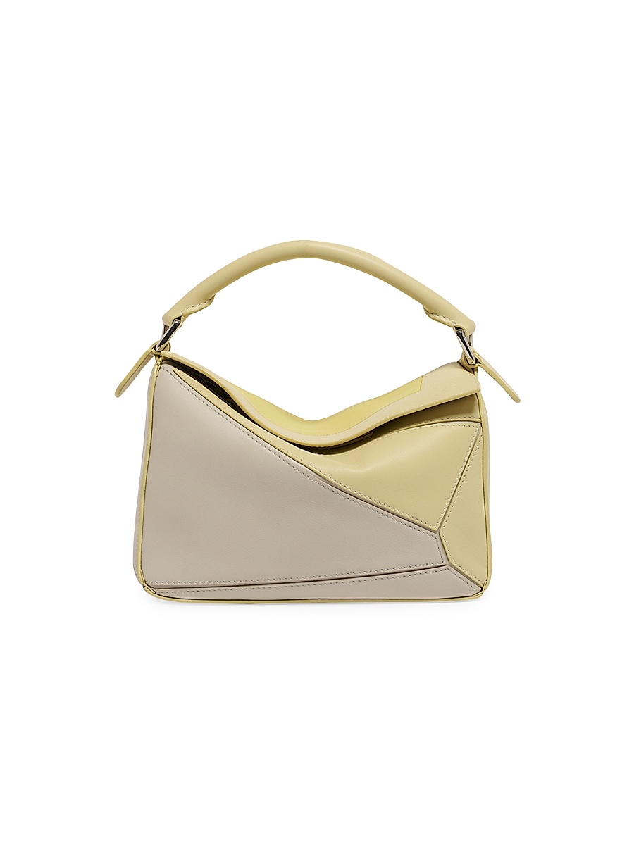 LOEWE - Women's x Albers Small Puzzle Leather Top Handle Bag
