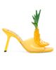 LOEWE Women's LOEWE x Paula's Ibiza 90MM Pineapple-Appliqué Sandals - 3